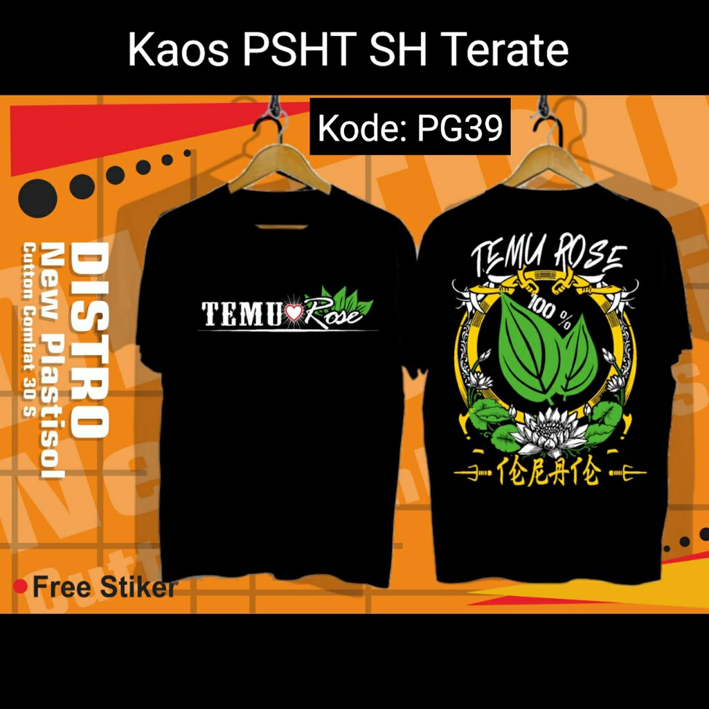 Kaos PSHT SH Terate kode PG39