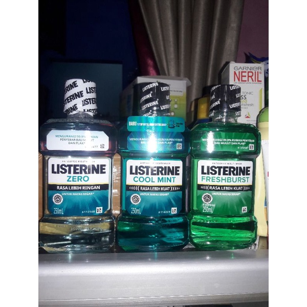 Listerin zero /cool mint/freshburst 250ml