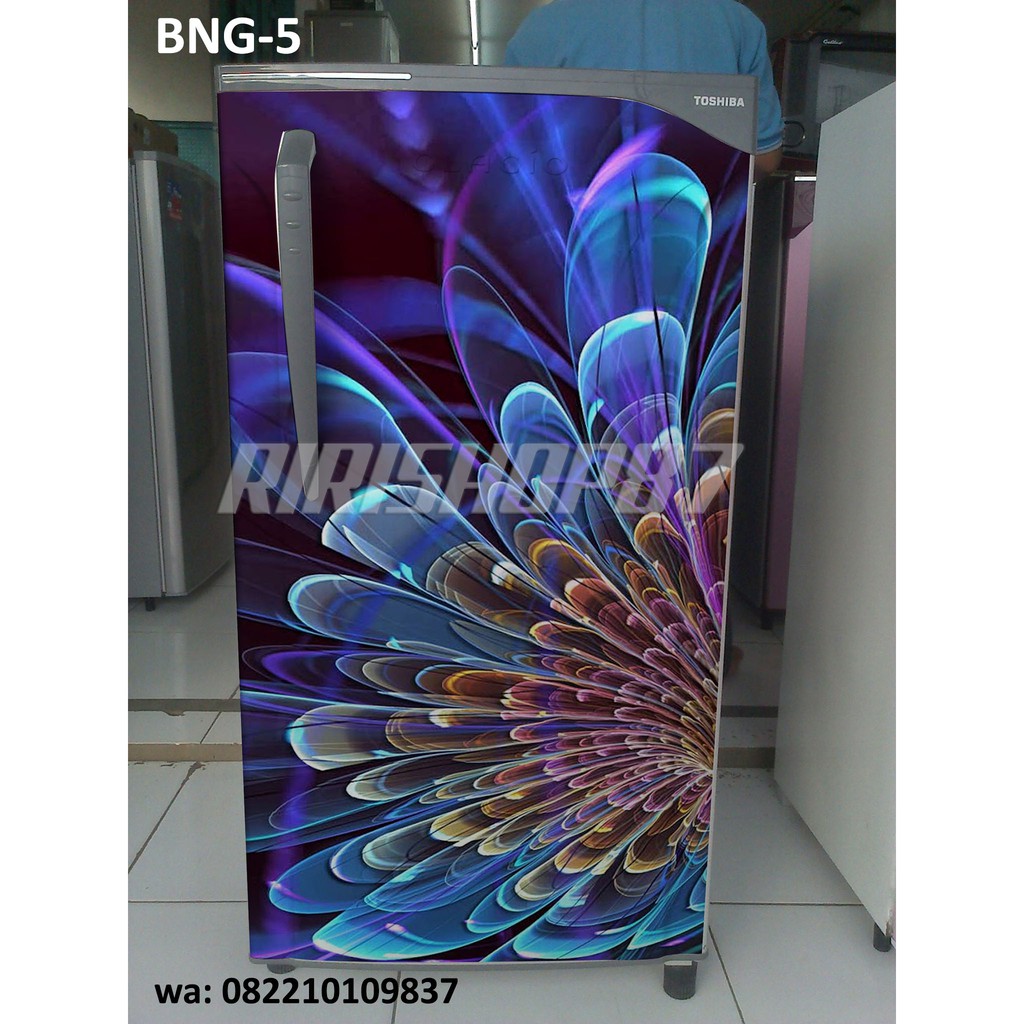 stiker kulkas 1 pintu