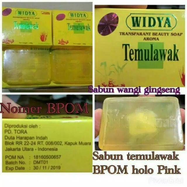 Sabun temulawak widya