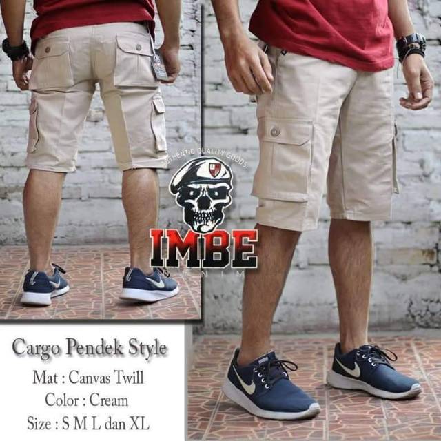 Celana Cargo Pendek#Celana Polos
