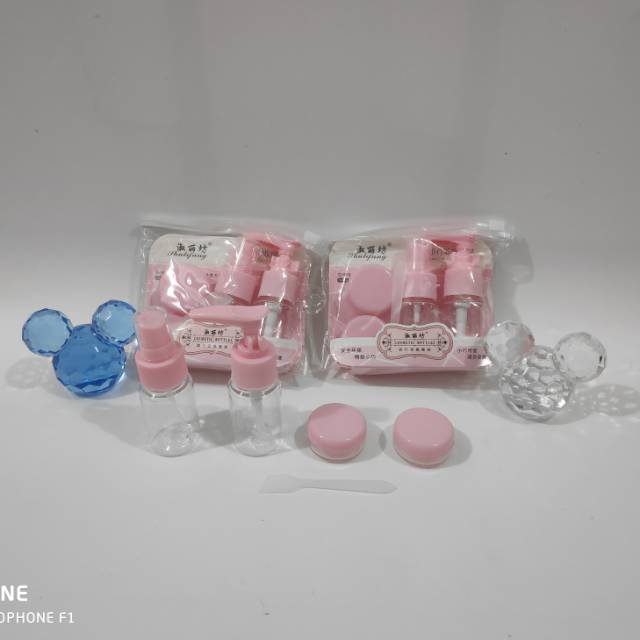 Botol kosmetik set isi 4