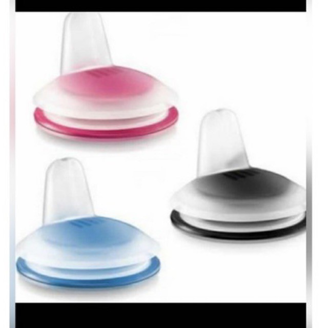 spout silicon avent pink