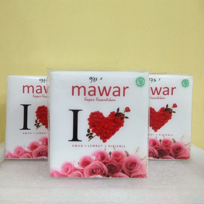 Kapas Mawar apas kecantikan 30gr