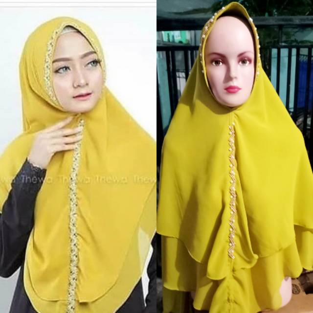 Kerudung swarovski