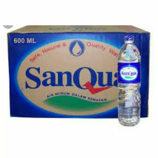 Sanqua botol 600 ml (1 dus)