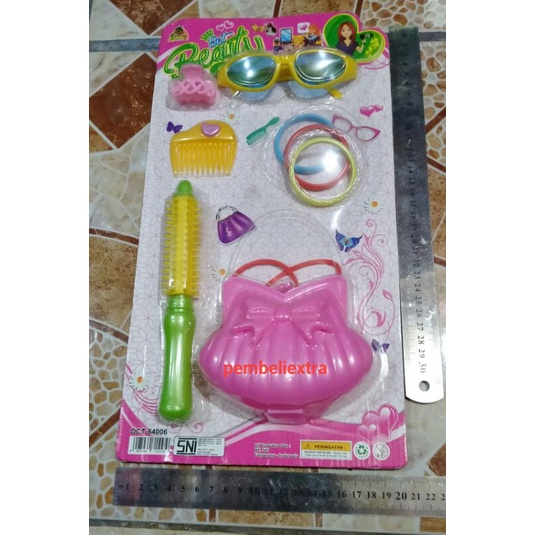 mainan termurah salon set tas