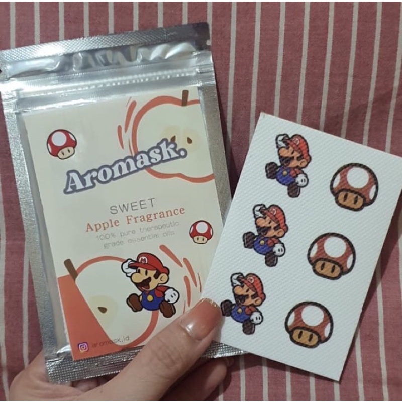 Stiker Aroma Patch Aromask Sweet Apple