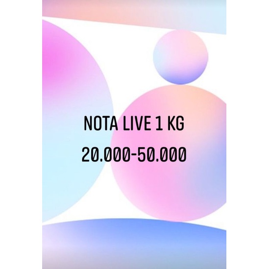 nota live 1 kg