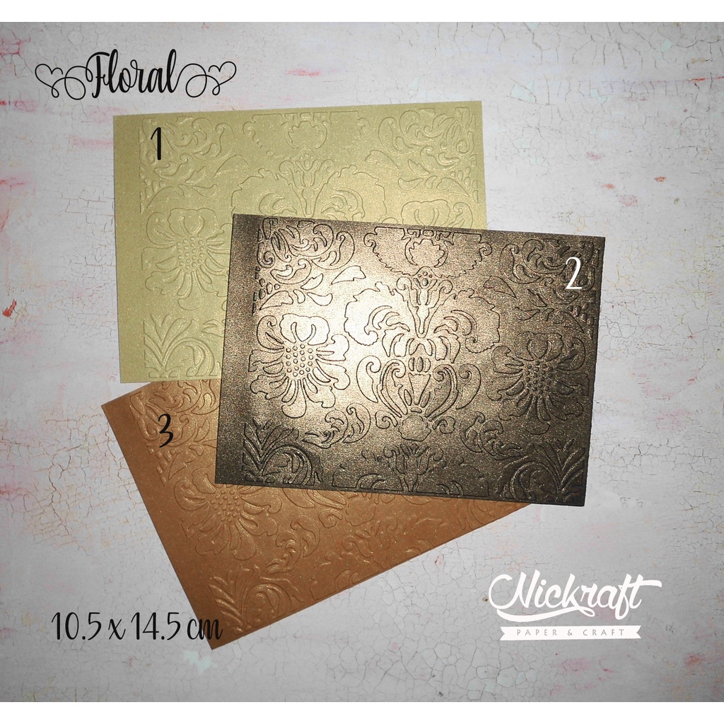 Emboss Paper - FLORAL