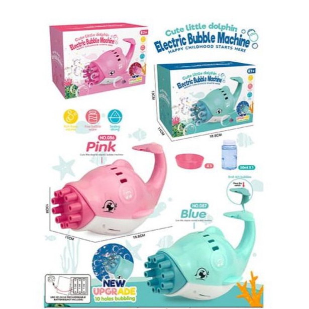 Bubble dolphine/tembak busa/sabun