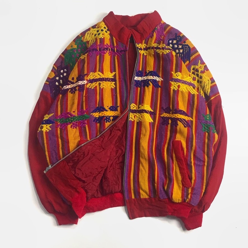 Vintage El Huipil Bomber Jacket