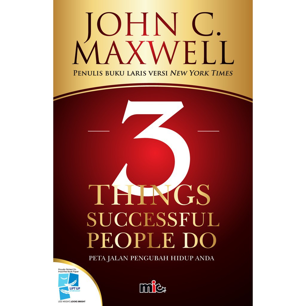 3 THINGS SUCCESSFUL PEOPLE DO