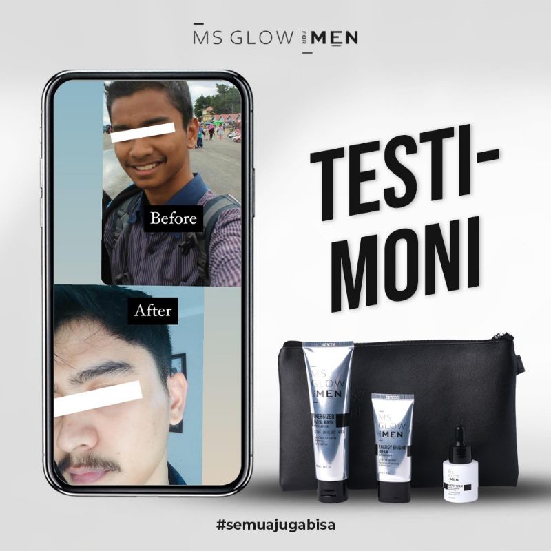 Ms Glow For Men Paket Basic