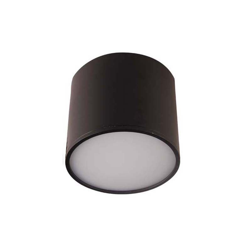 LED 4" ROUND SURFACE MOUNT LIGHT - 12W Black Base