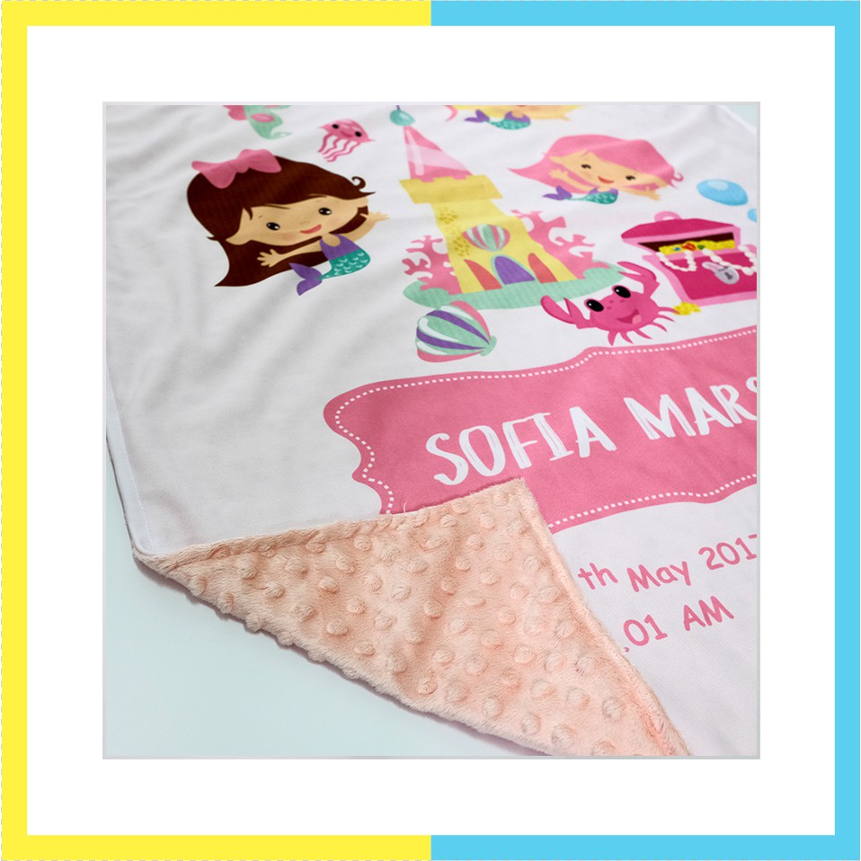 DOUBLE BLANKET (Scuba & Minky Dots)