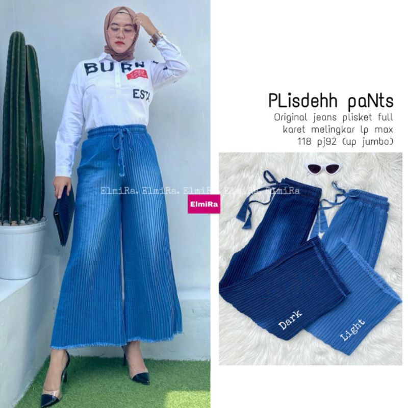 plisket pant