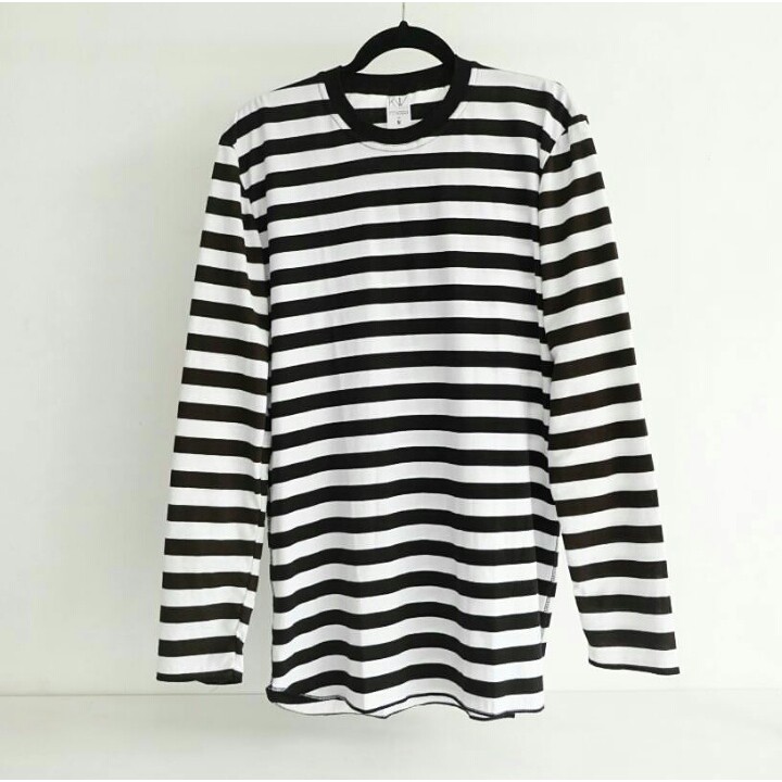 STRIPE LONG SLEEVE OVERSIZE