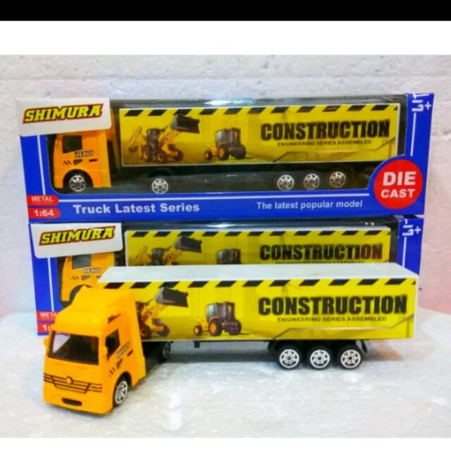 Mainan Truck Shimura Container Box Kuning