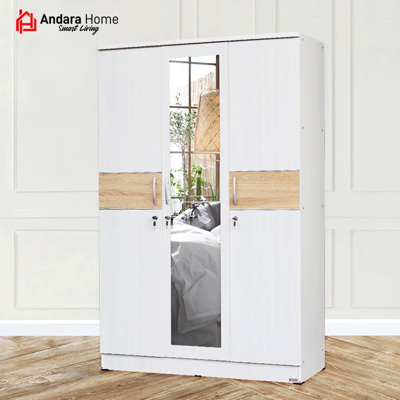 Lemari Tiga Pintu Clover Wardrobe