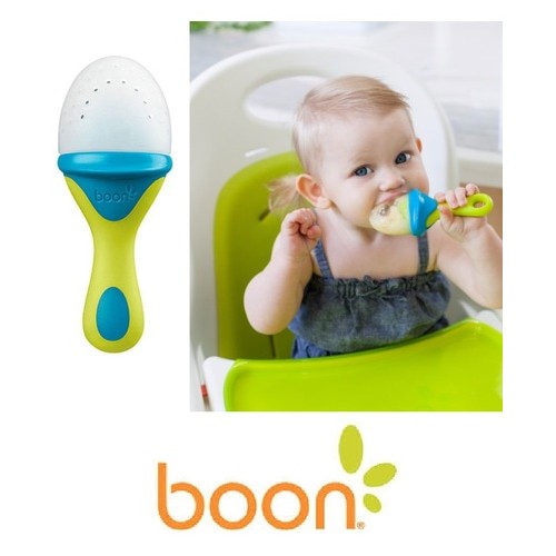 Boon Pulp Silicone Teething Feeder - Green/Blue