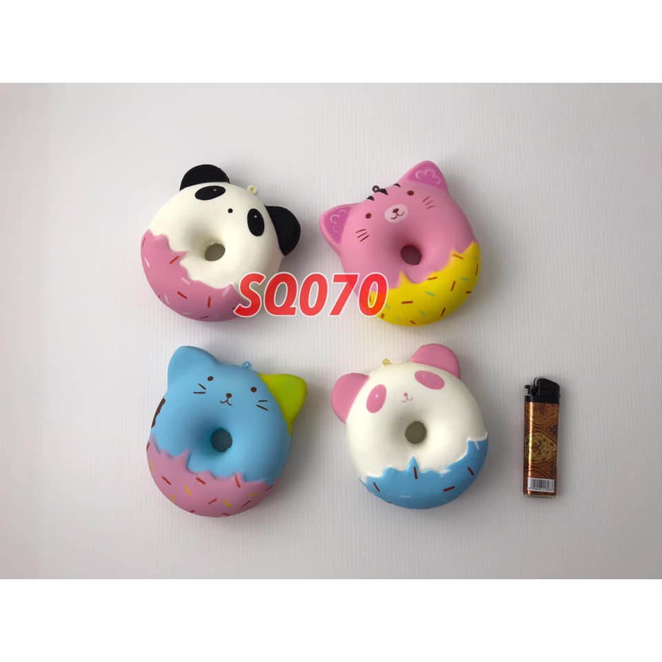 LSSQ070 Squishy Donut Animals Cute