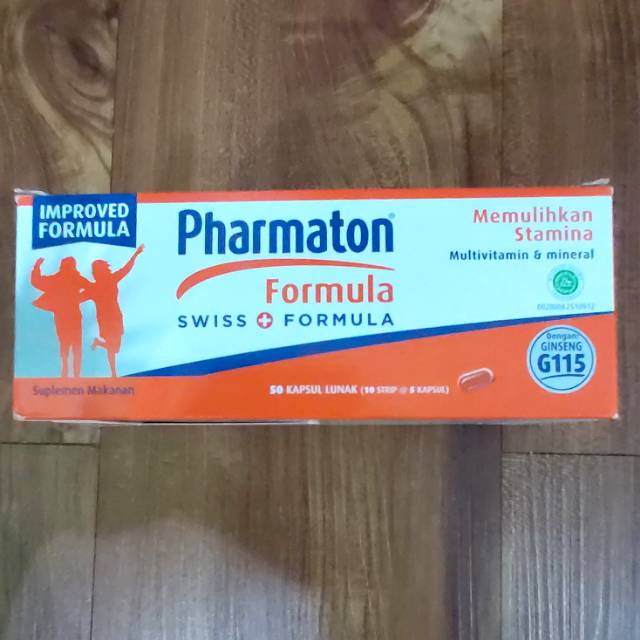Pharmaton formula / box 10strip x 5tablet