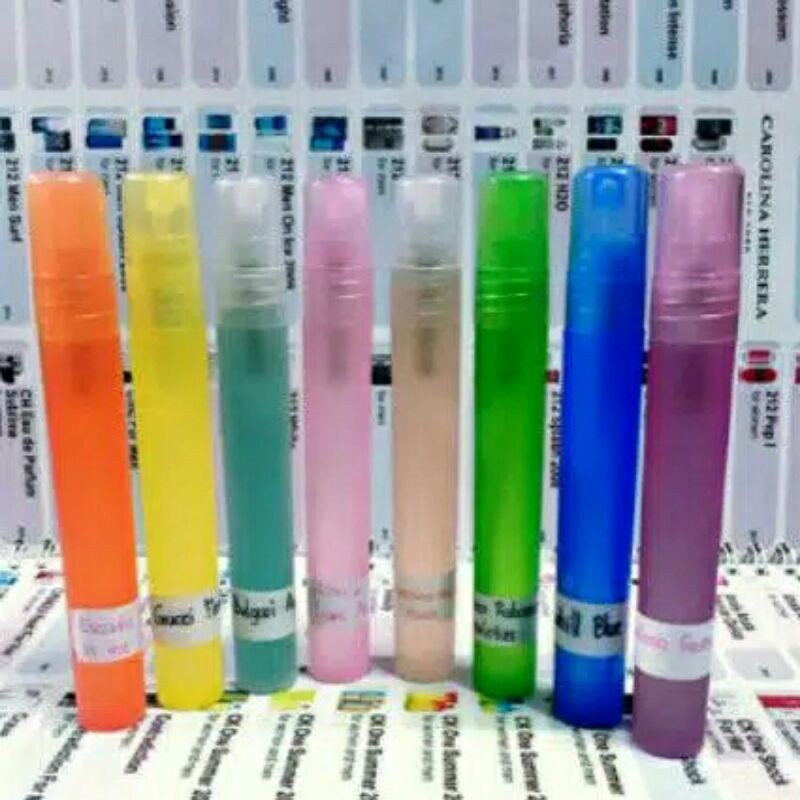 minyak wangi spray ukuran botol 10ml