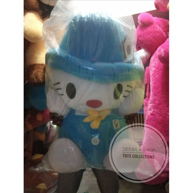 DEEBILASHOP - BONEKA HELLOKITTY TOPI JUMBO / BONEKA HELLOKITTY BESAR / BONEKA HELLOKITTY MURAH