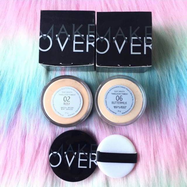 Make over silky smooth translucent powder (bedak tabur)