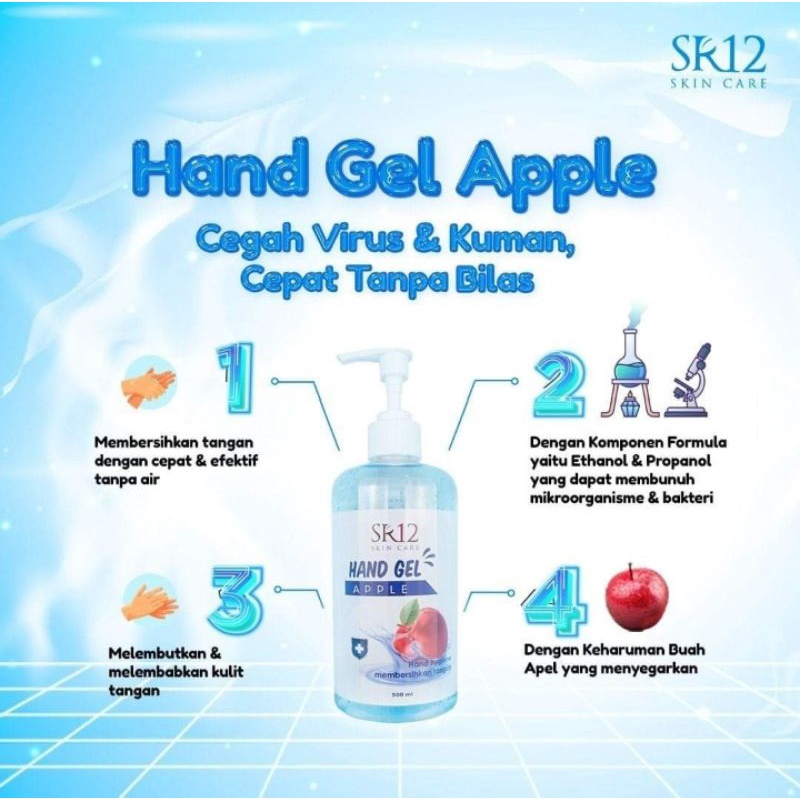 Hand Gel Apple 500ml