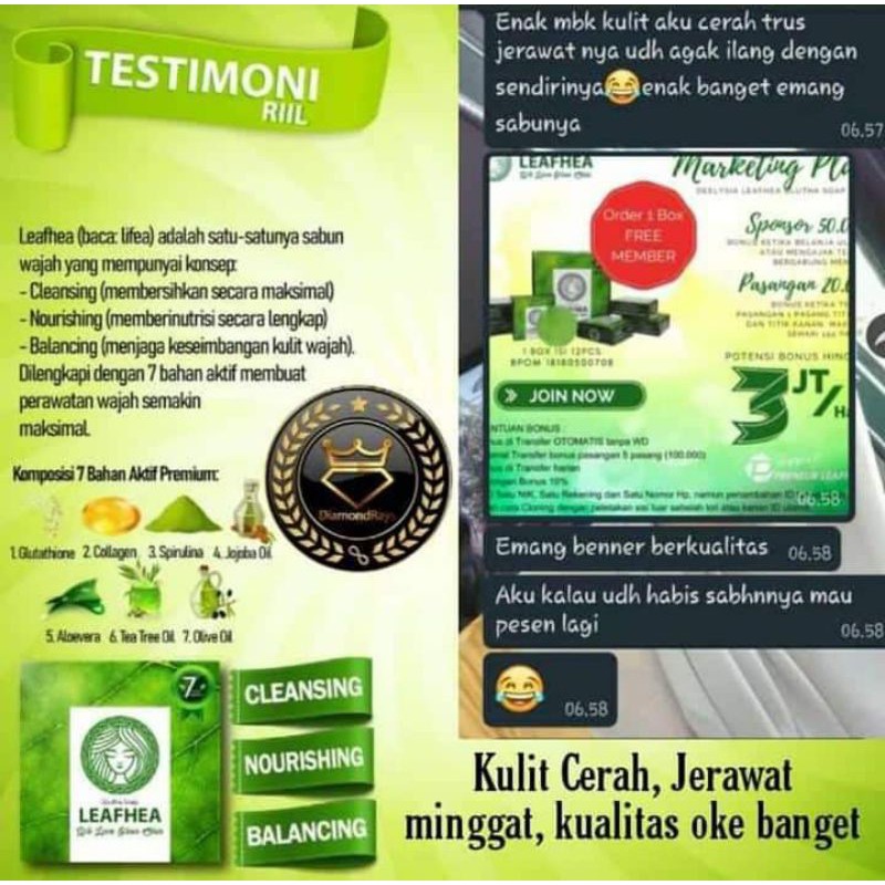 sabun herbal leafhea