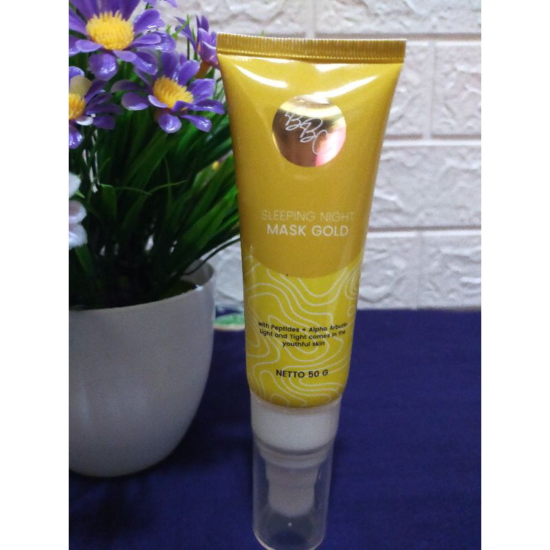 MASKER BEBWHITE C (GOLD and TEA TREE)