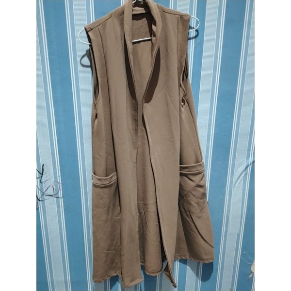 cardigan coklat