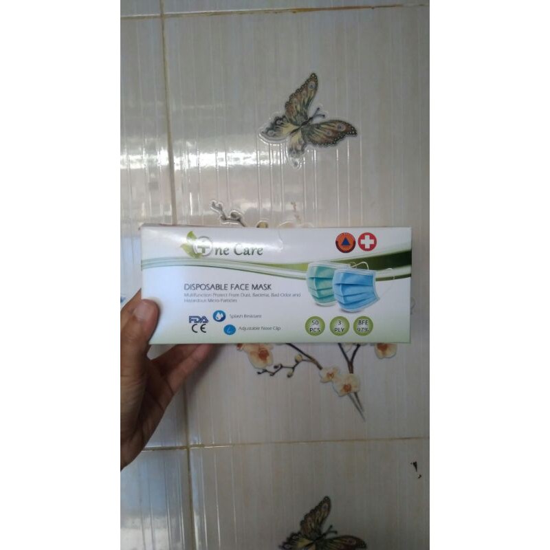 MASKER DISPOSABLE ONE CARE
