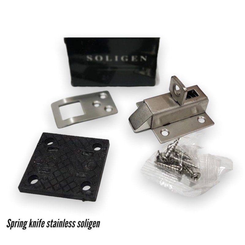 Spring knife stainless Soligen grendel kodok