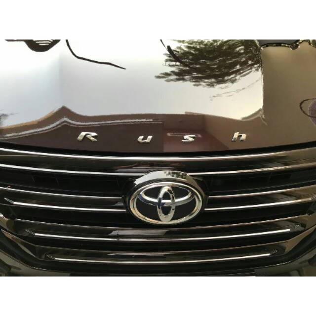 Emblem Kap mesin Rush Crome FX