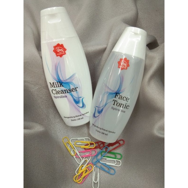 MilkCleanser&Face Tonic Spirulina