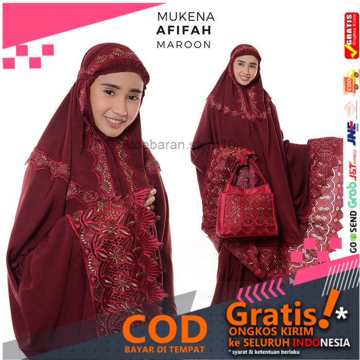MUKENA AFIFAH MAROON