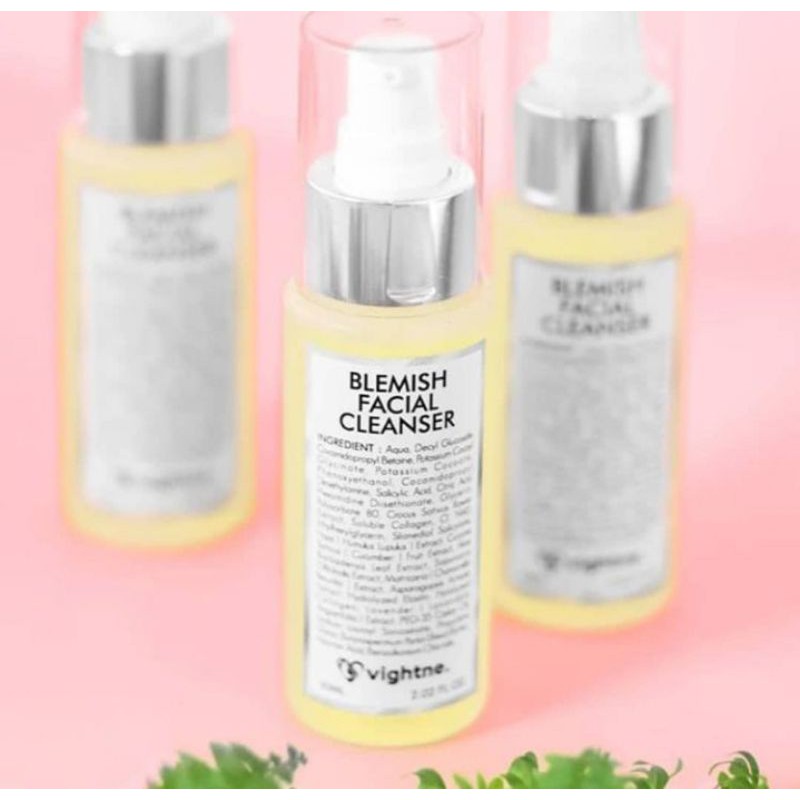 Blemish facial cleanser