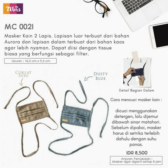 Masker nibras MC 0021