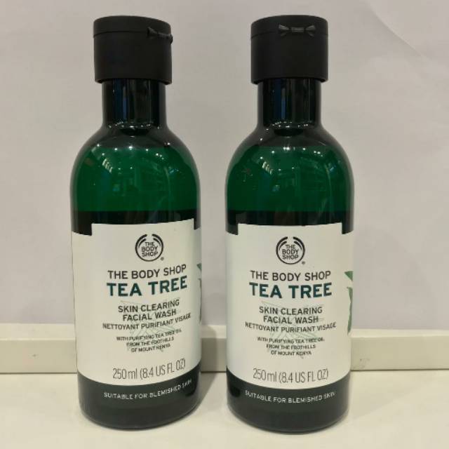 Tea tree face wash body shop
