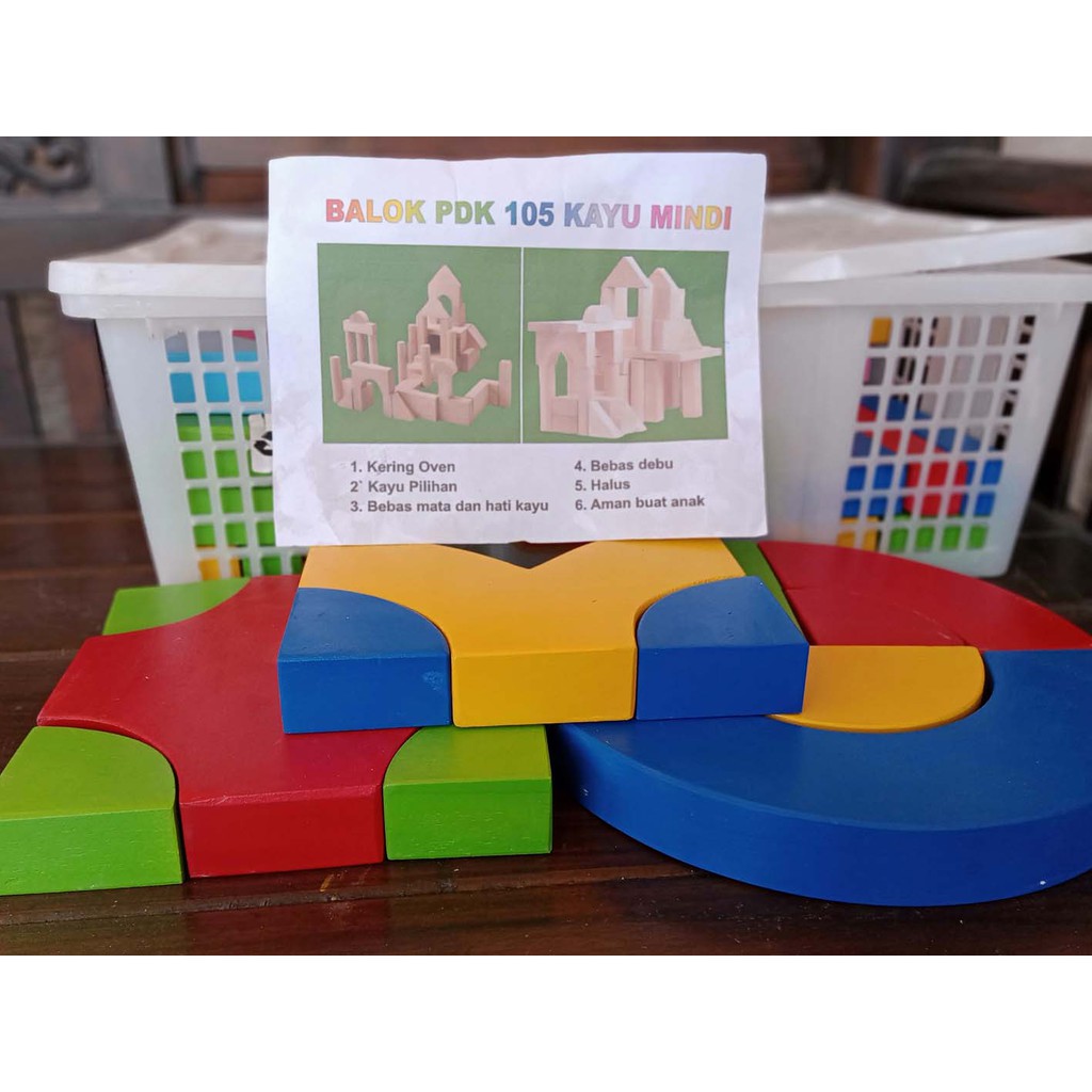 Balok PDK warna 100pcs
