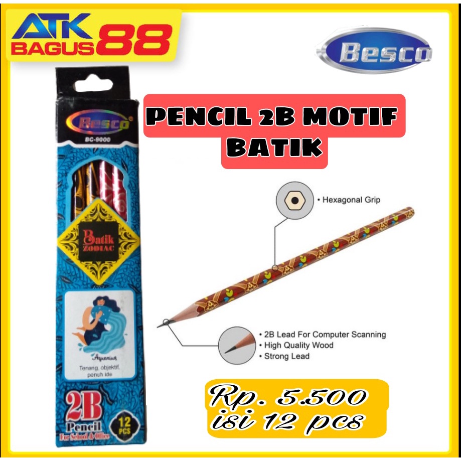 PENCIL/PENSIL 2B BATIK