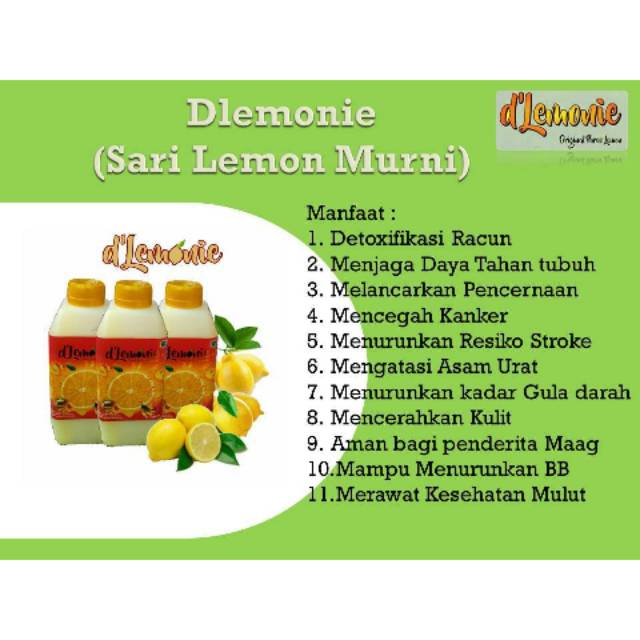D'Lemonie sari Lemon murni