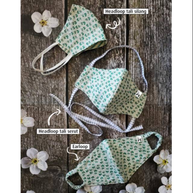 Masker katun 3ply