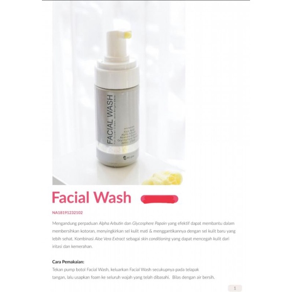 FACIAL WASH MS GLOW