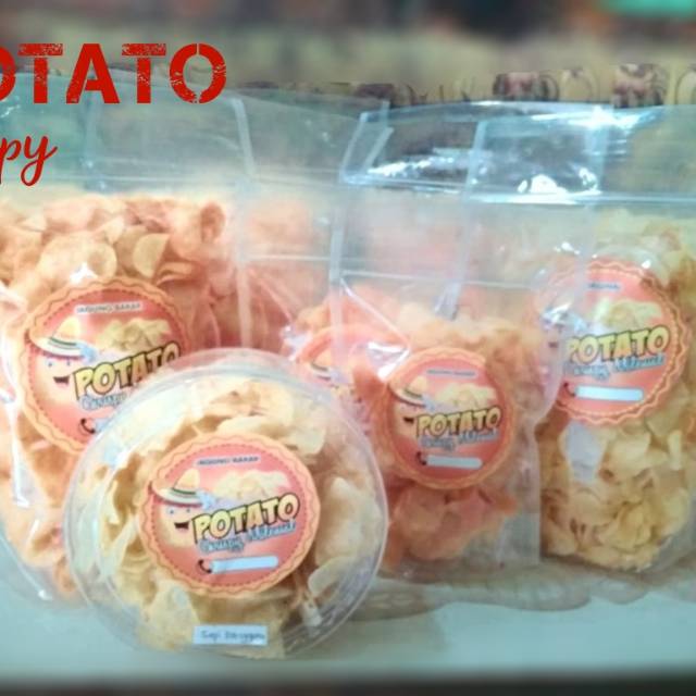 Kripik kentang aneka rasa