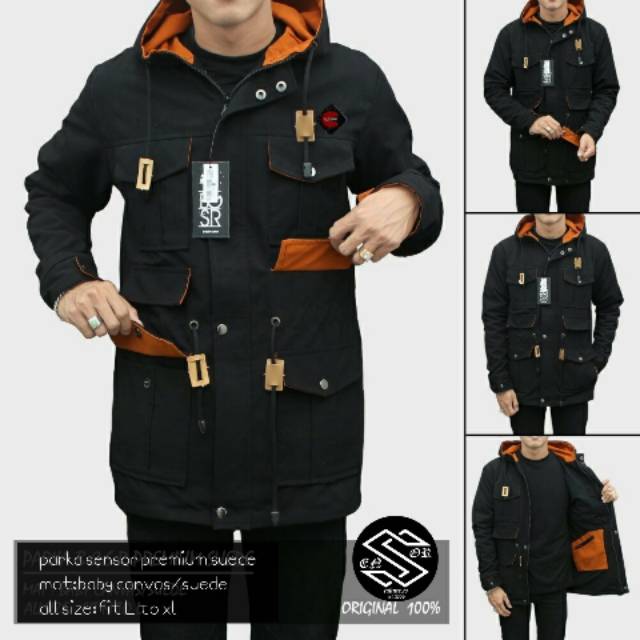 Myu parka suede jacket sensor premium