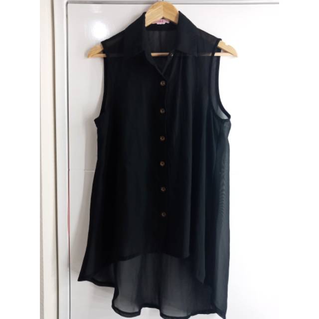 SUPRÉ Long Black Shirt